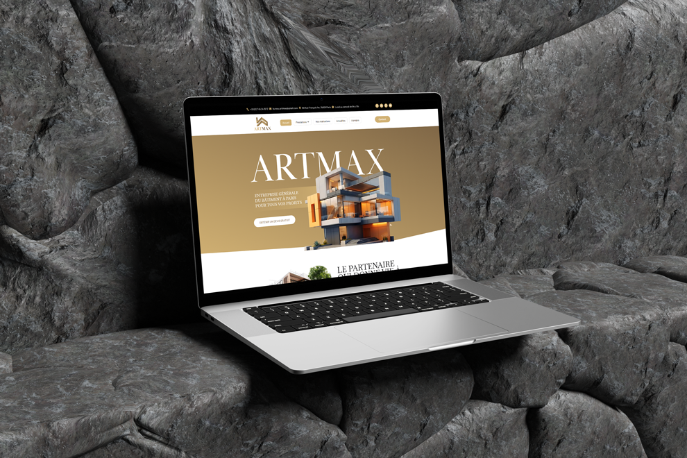 artmax nouveau site internet
