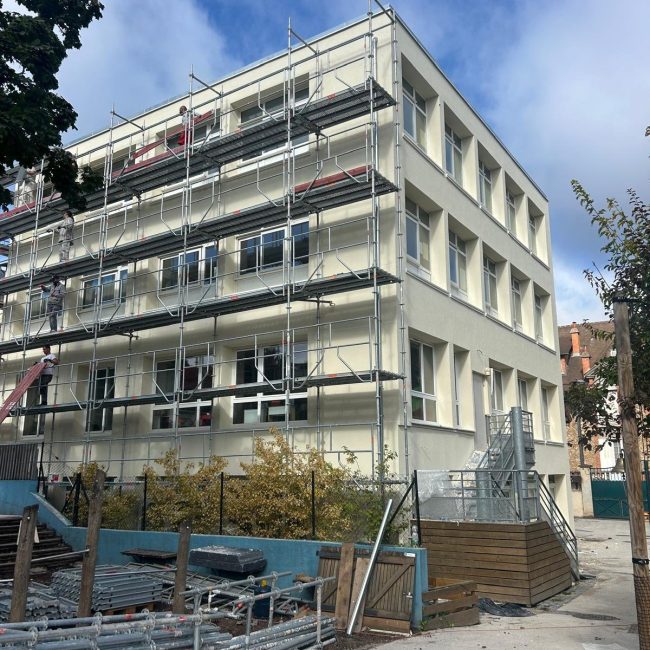 ITE et Étanchéité Ecole La Source Meudon 01